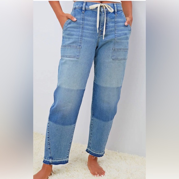 UpWest Drawstring/Elastic Waist Jeans Size: M - Picture 6 of 6